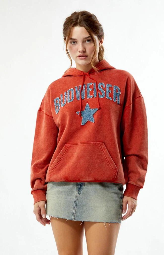 商品Budweiser|By PacSun Denim Star Hoodie,价格¥455,第1张图片