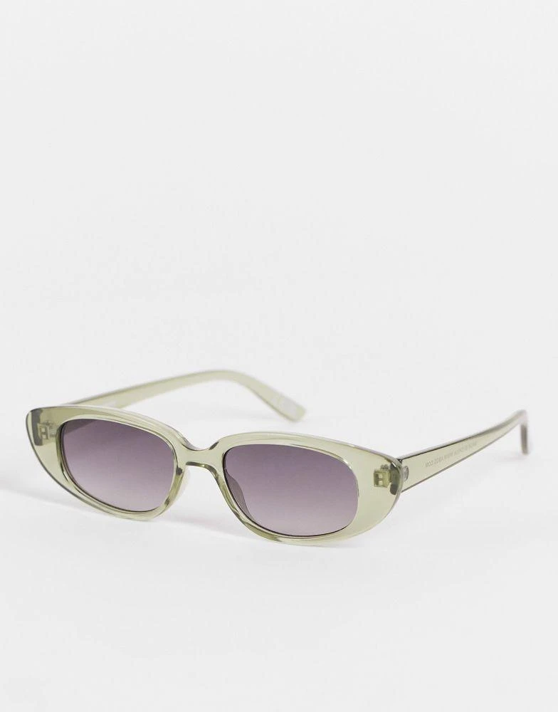 商品ASOS|ASOS DESIGN frame slim cat eye sunglasses  - MULTI,价格¥71,第1张图片