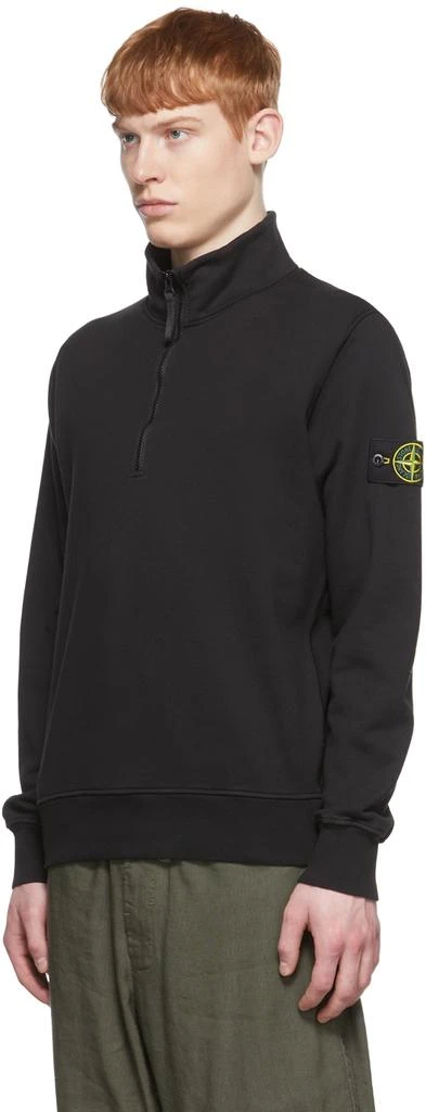 商品Stone Island|Black Cotton Hoodie,价格¥1610,第4张图片详细描述