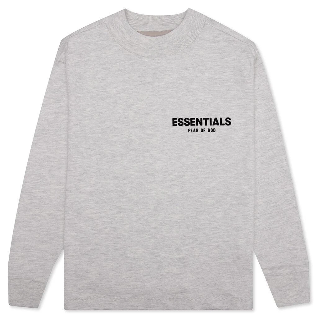 商品Essentials|Essentials Kid's Core L/S Tee - Light Oatmeal,价格¥300,第2张图片详细描述