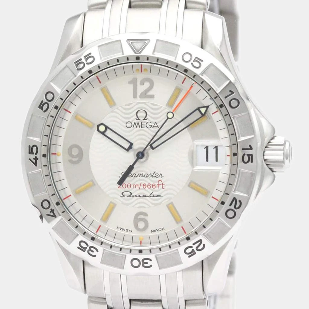 商品[二手商品] Omega|Omega Silver Stainless Steel Seamaster Omegamatic 2514.30 Quartz Men's Wristwatch 36 mm,价格¥11689,第3张图片详细描述