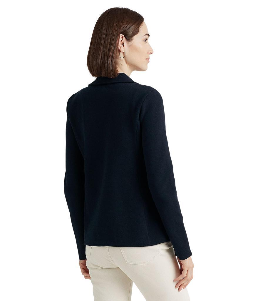 商品Ralph Lauren|Buckle-Trim Cotton-Blend Knit Blazer,价格¥1835,第2张图片详细描述