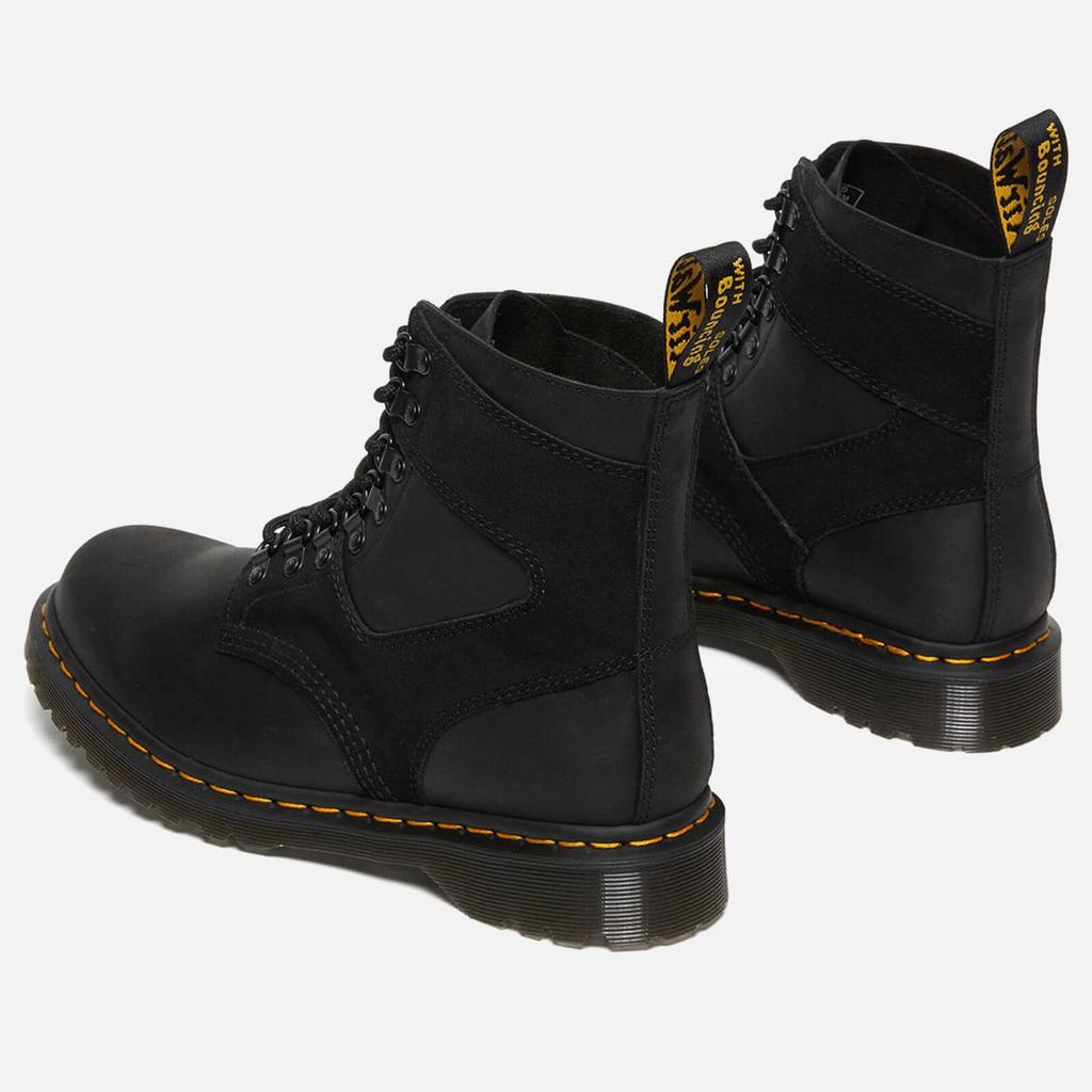 商品Dr. Martens|Dr. Martens 1460 Pascal Streeter Leather and Suede Boots,价格¥1471,第4张图片详细描述