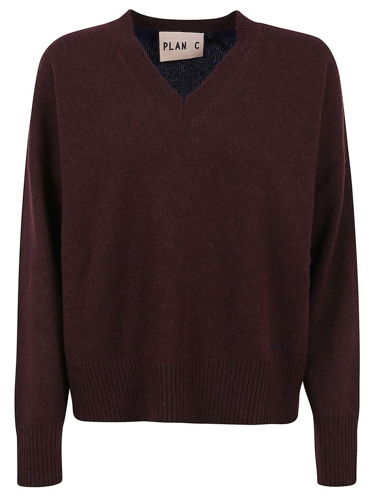 商品Plan C|Plan-C Women's Brown Other Materials Jumper,价格¥7890,第1张图片