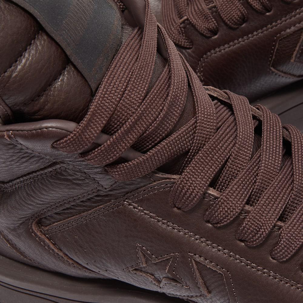 商品Converse|男款 Rick Owens联名 TURBOWPN 中帮休闲鞋 棕色,价格¥1090,第6张图片详细描述