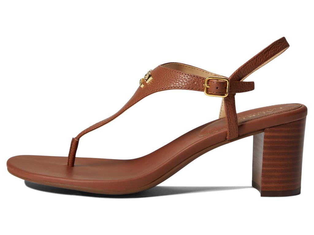 商品Ralph Lauren|Westcott Tumbled Leather Sandal,价格¥534,第6张图片详细描述