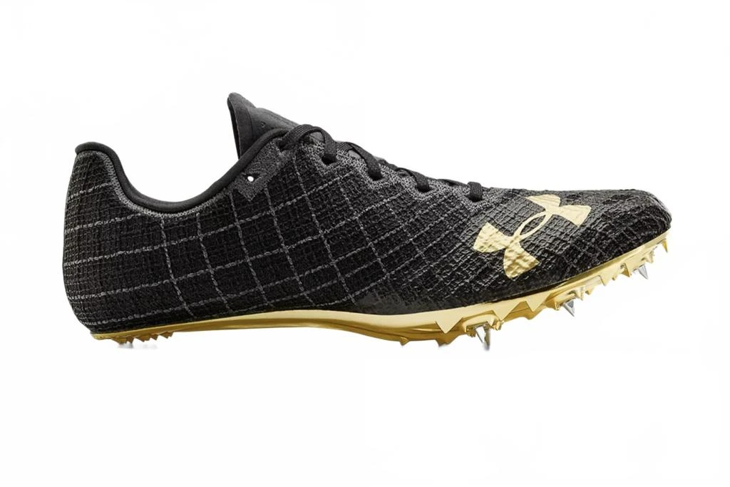 商品Under Armour|Men's Sprint Pro Three Track Spikes In Metallic Victory Gold,价格¥766,第3张图片详细描述