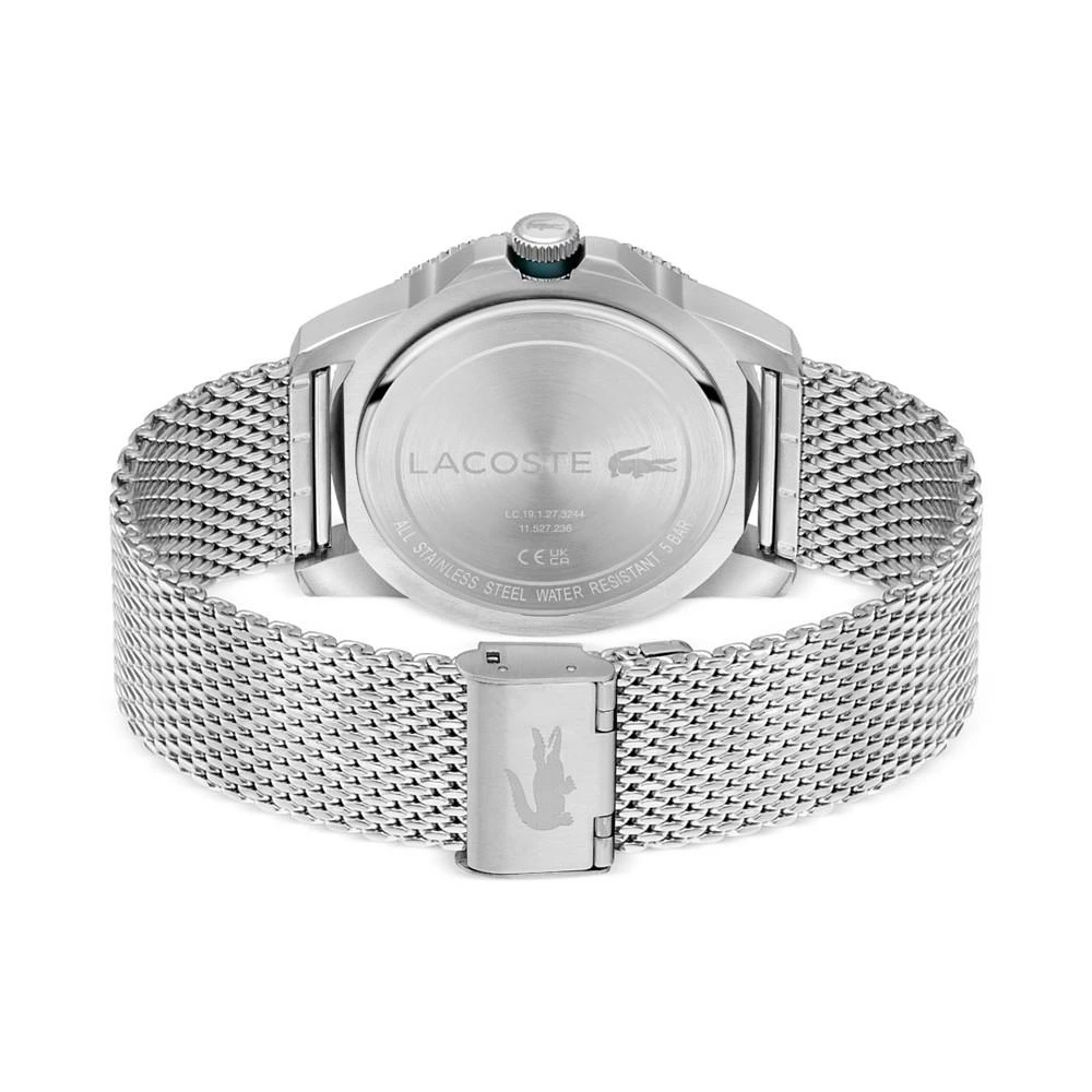 商品Lacoste|Men's Regatta Stainless Steel Mesh Bracelet Watch 46mm,价格¥951,第3张图片详细描述