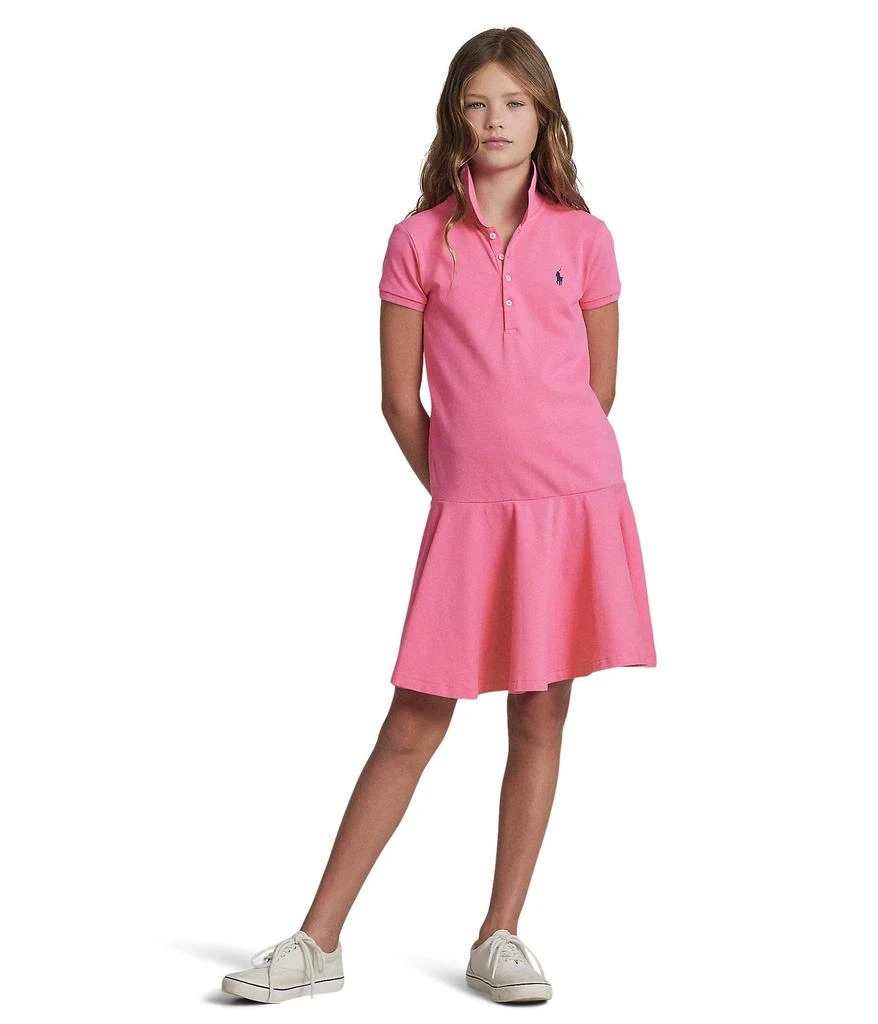 商品Ralph Lauren|Short-Sleeve Polo Dress (Big Kids),价格¥452,第3张图片详细描述