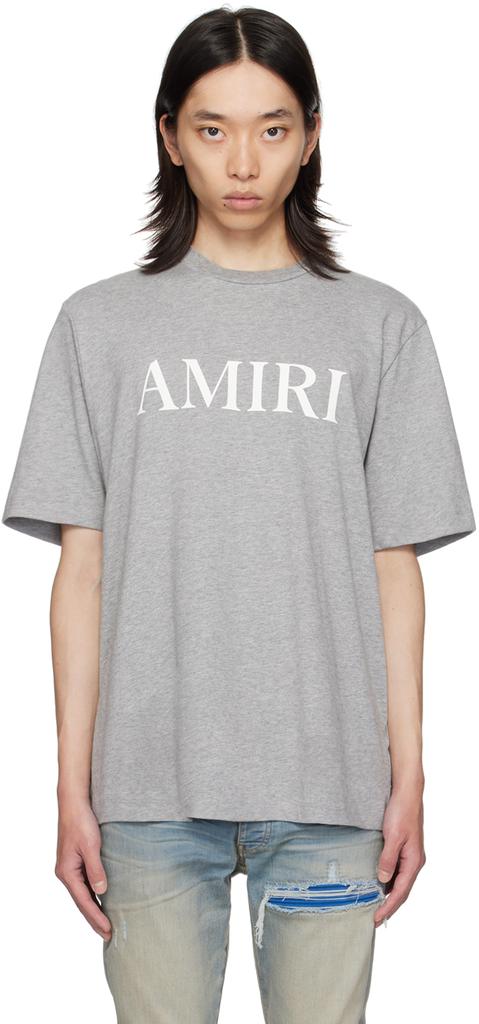 Tシャツ・カットソー AMIRI SS25 MA CORE LOGO TEE (AMJYTE1074 GREY) Amiri Ma Core - T-shirt for Man - Grey - AMJYTE1074-GREY