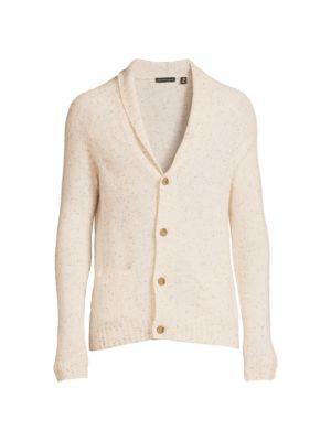 商品Saks Fifth Avenue|Merino Wool Blend Donegal Shawl Cardigan,价格¥600,第3张图片详细描述