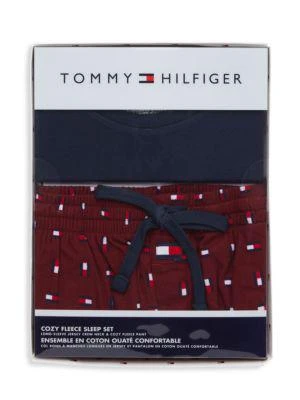 商品Tommy Hilfiger|2-Piece Tee & Pajama Set,价格¥197,第3张图片详细描述