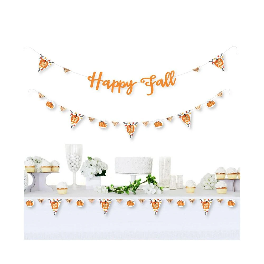 商品Big Dot of Happiness|Fall Pumpkin - Halloween or Thanksgiving Party Letter Banner Decoration - 36 Banner Cutouts and Happy Fall Banner Letters,价格¥157,第2张图片详细描述