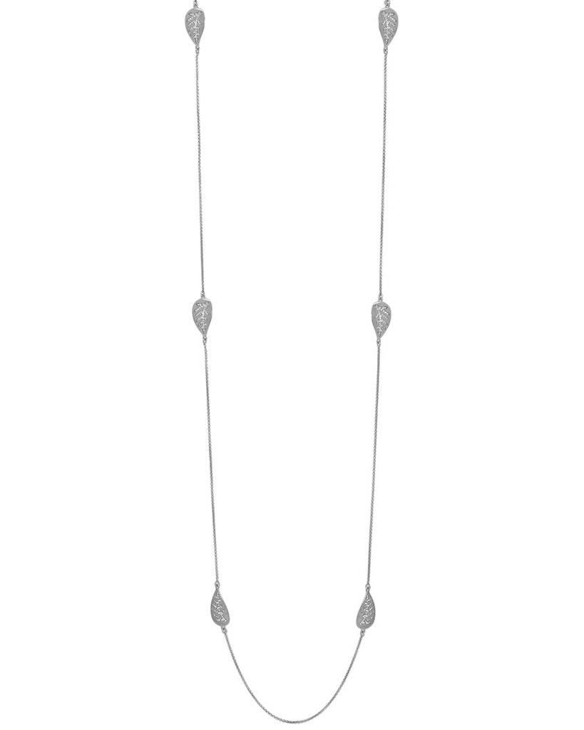 Dean Davidson Origin Palladium Plated White Topaz Passage Charm Necklace商品第1张图片规格展示