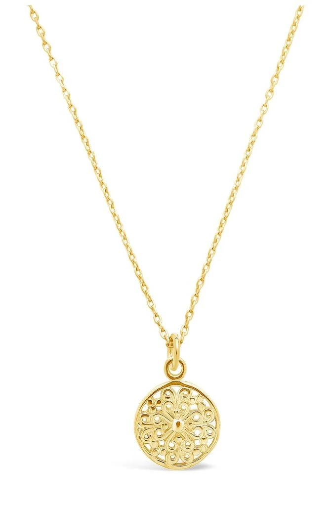 商品Sterling Forever|Cutout Disk Pendant Necklace,价格¥246,第1张图片
