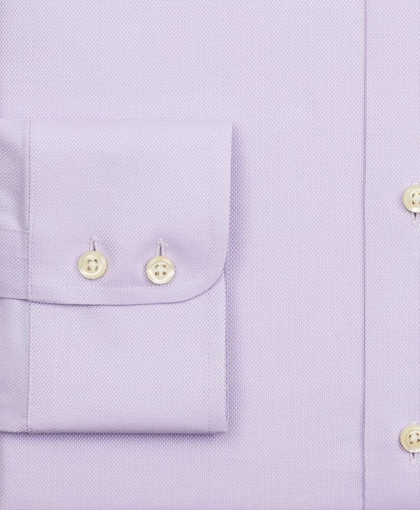 商品Brooks Brothers|Stretch Regent Regular-Fit Dress Shirt, Non-Iron Royal Oxford Button-Down Collar,价格¥375-¥525,第3张图片详细描述
