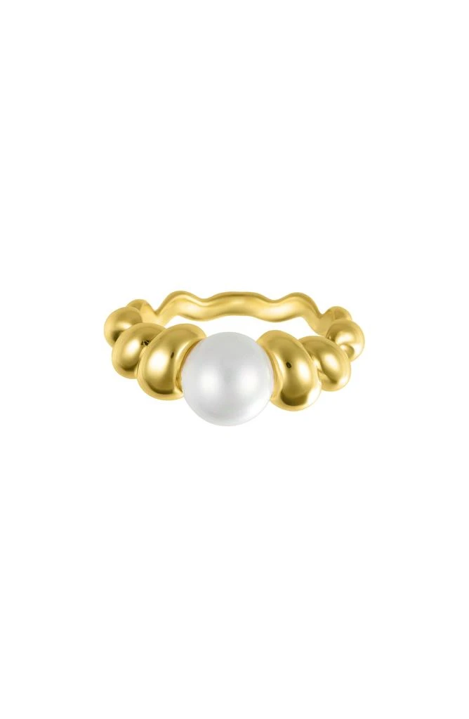 商品ADORNIA|Imitation Pearl Twist Band Ring,价格¥147,第1张图片