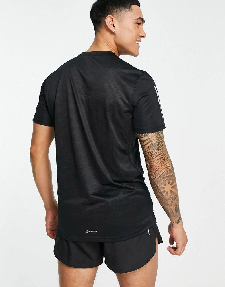 商品Adidas|adidas Running Own The Run t-shirt in black,价格¥201,第2张图片详细描述