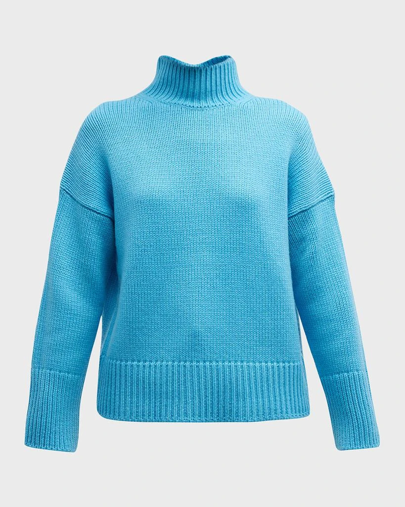商品Vince|Ribbed Mock-Neck Drop-Shoulder Sweater,价格¥2940,第3张图片详细描述