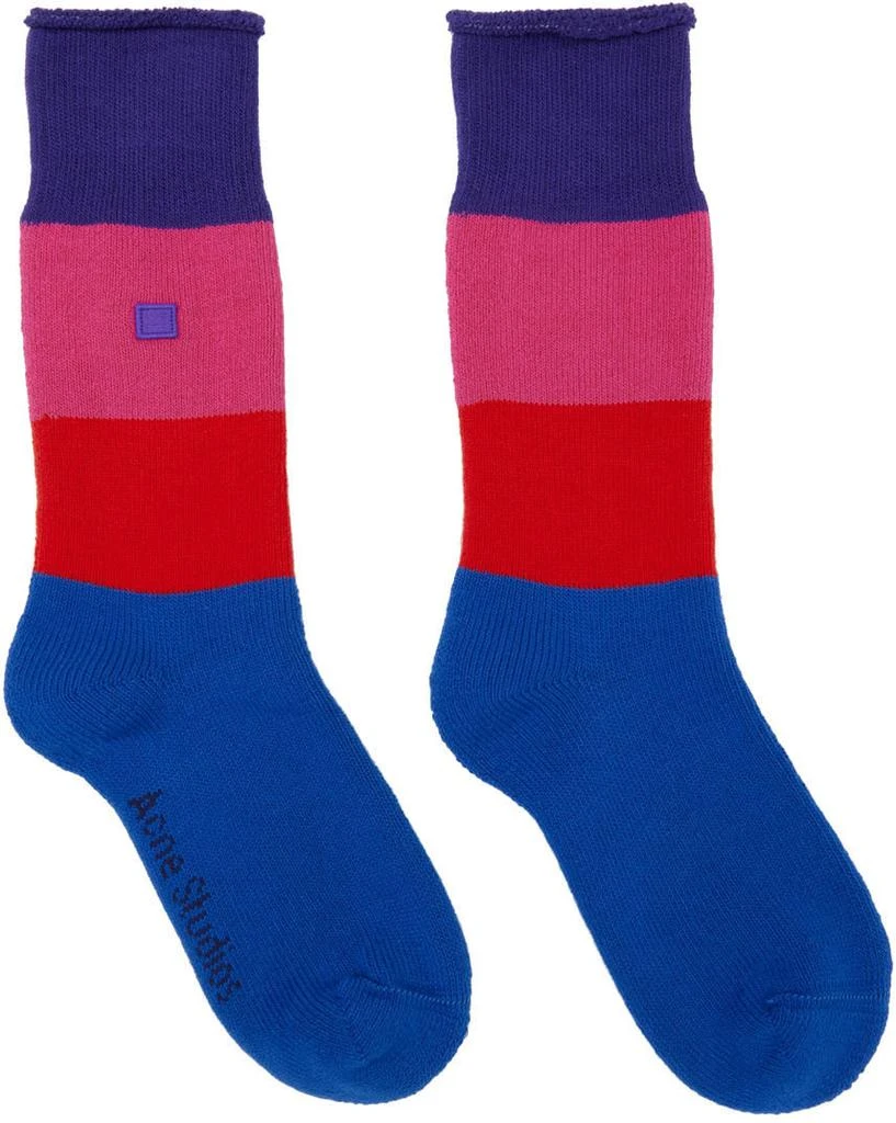商品Acne Studios|Multicolor Face Socks,价格¥254,第1张图片