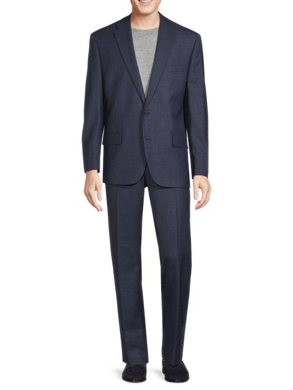 商品Ralph Lauren|Regular Fit Plaid Wool Blend Suit,价格¥1500,第1张图片