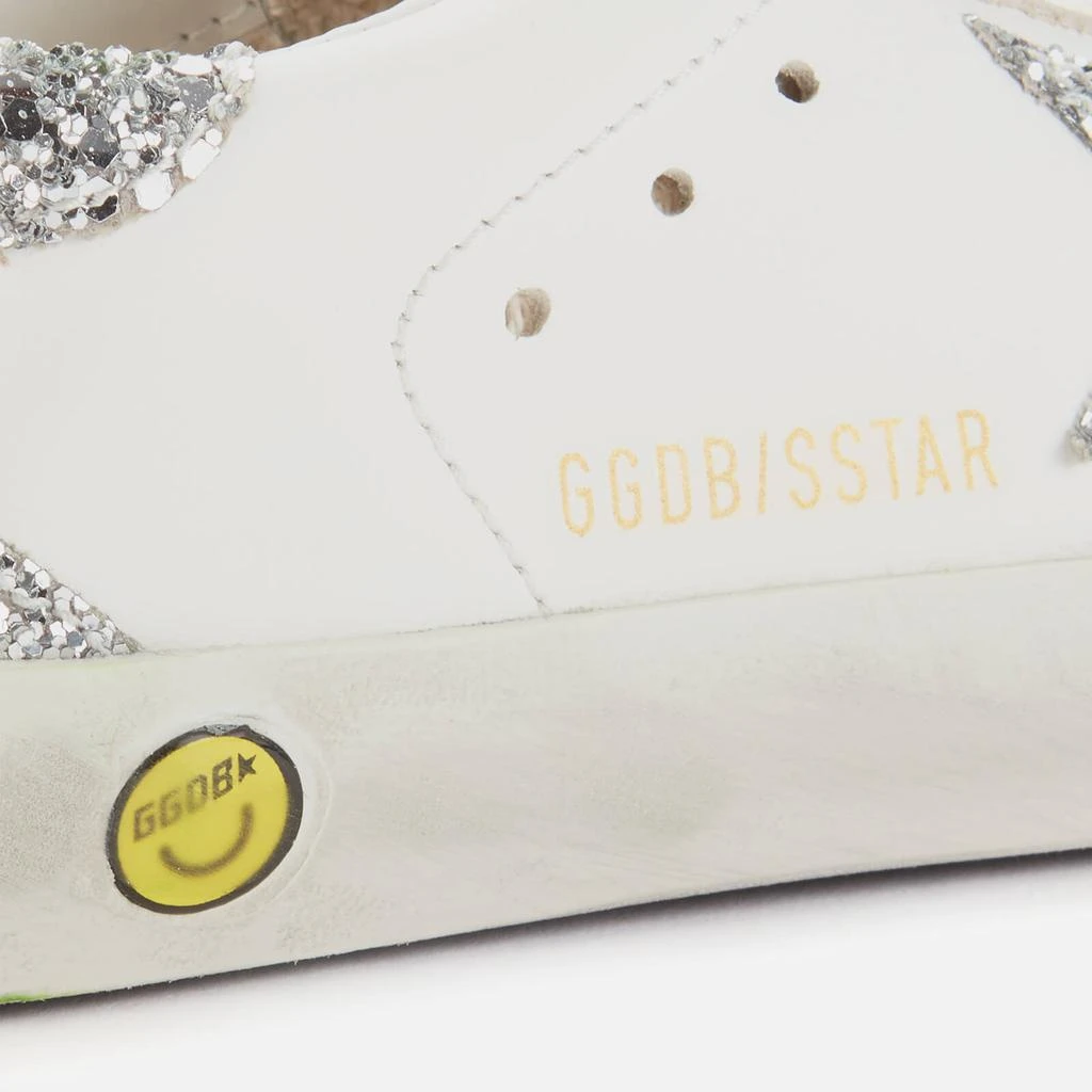 商品Golden Goose|Golden Goose Kids' Superstar Trainers - White/Silver,价格¥1054,第4张图片详细描述