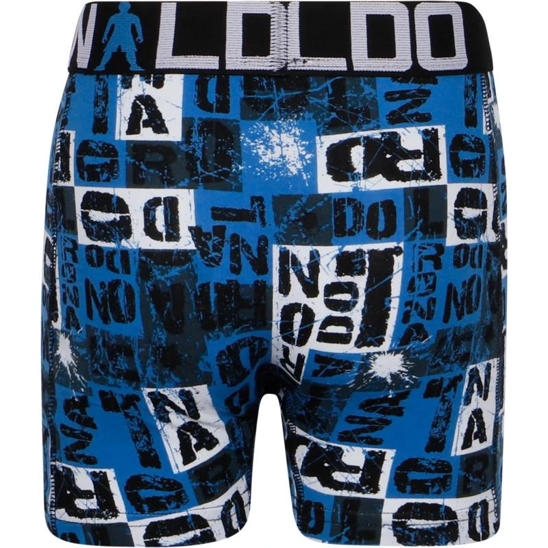 商品CR7 Cristiano Ronaldo|Logo letters set of boxers in blue,价格¥259,第2张图片详细描述