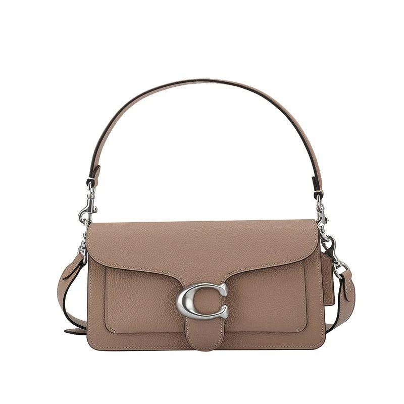 商品Coach|香港直发COACH蔻驰专柜小号tabby26单肩斜挎酒神包黑色73995B4LJ,价格¥5301,第1张图片