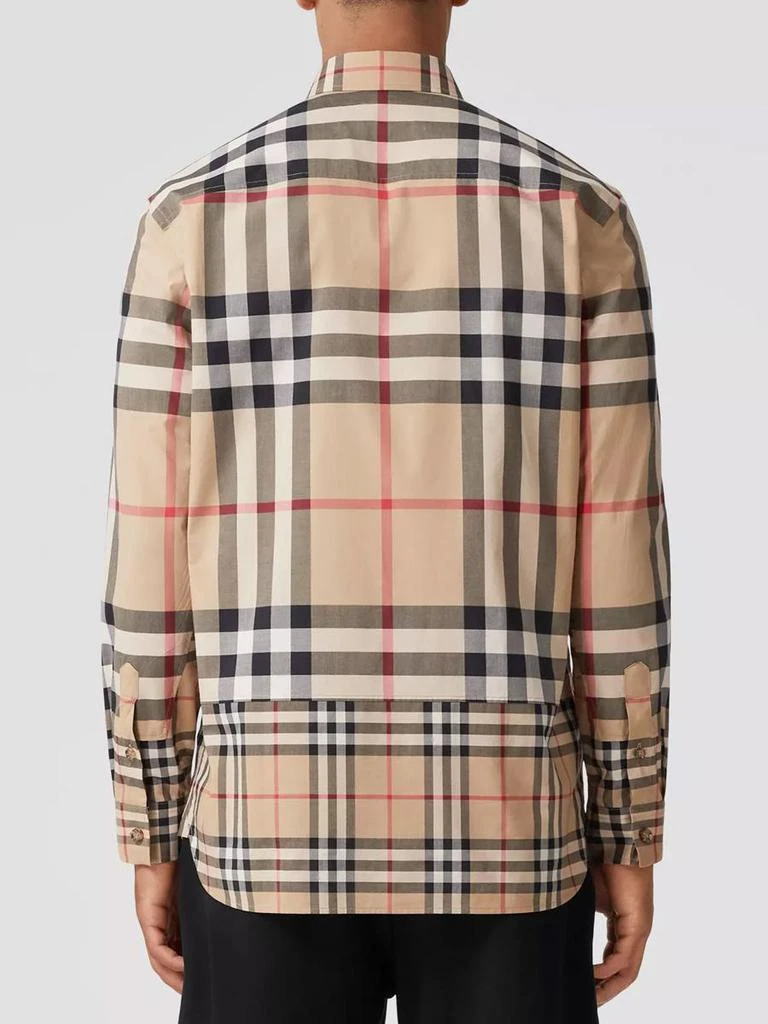 商品Burberry|Check cotton shirt,价格¥3018,第3张图片详细描述