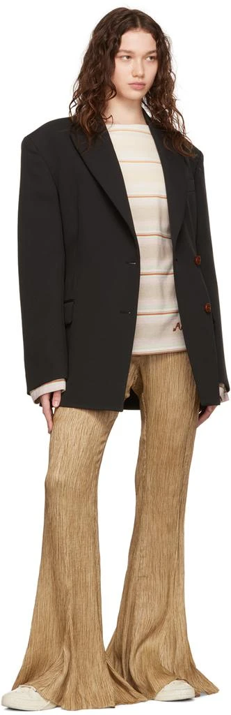 商品Acne Studios|Beige Striped Long Sleeve T-Shirt,价格¥1143,第4张图片详细描述