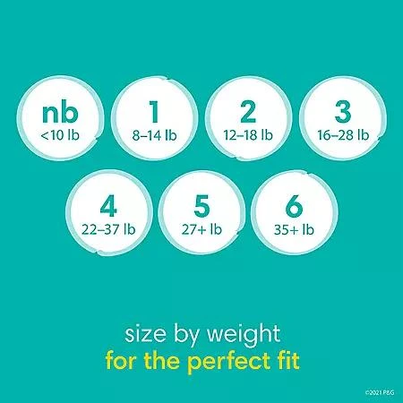 Pampers Baby Dry Diapers, Sizes 1-6 商品