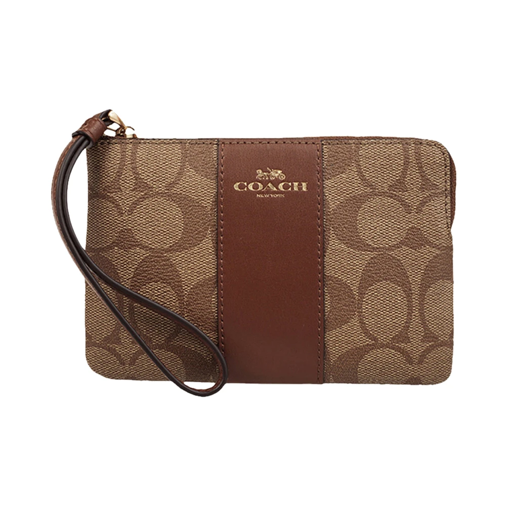 商品[国内直发] Coach|COACH 棕色女士手拿包 F58035IME74,价格¥434,第1张图片