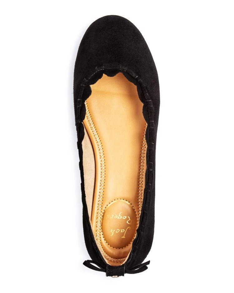 商品Jack Rogers|Lucie Scalloped 芭蕾平底鞋,价格¥363,第2张图片详细描述