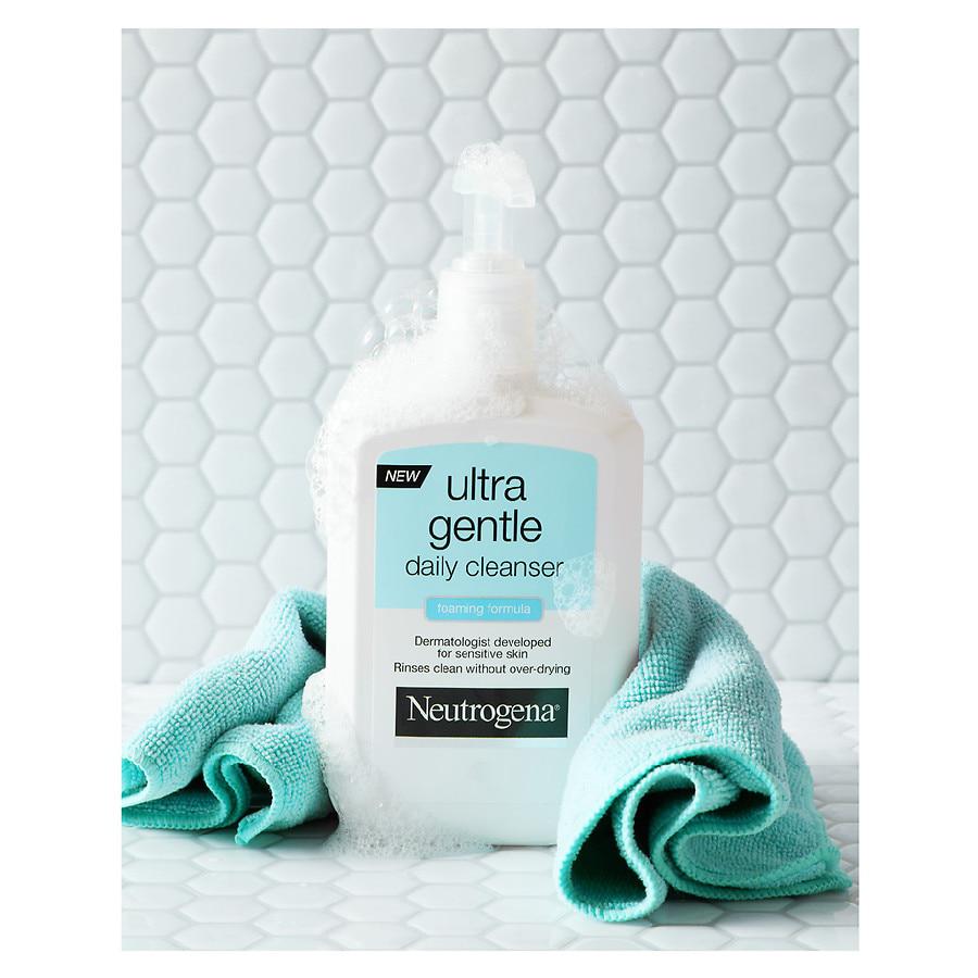 Ultra Gentle Daily Face Wash For Sensitive Skin, Foaming Facial Cleanser商品第7张图片规格展示
