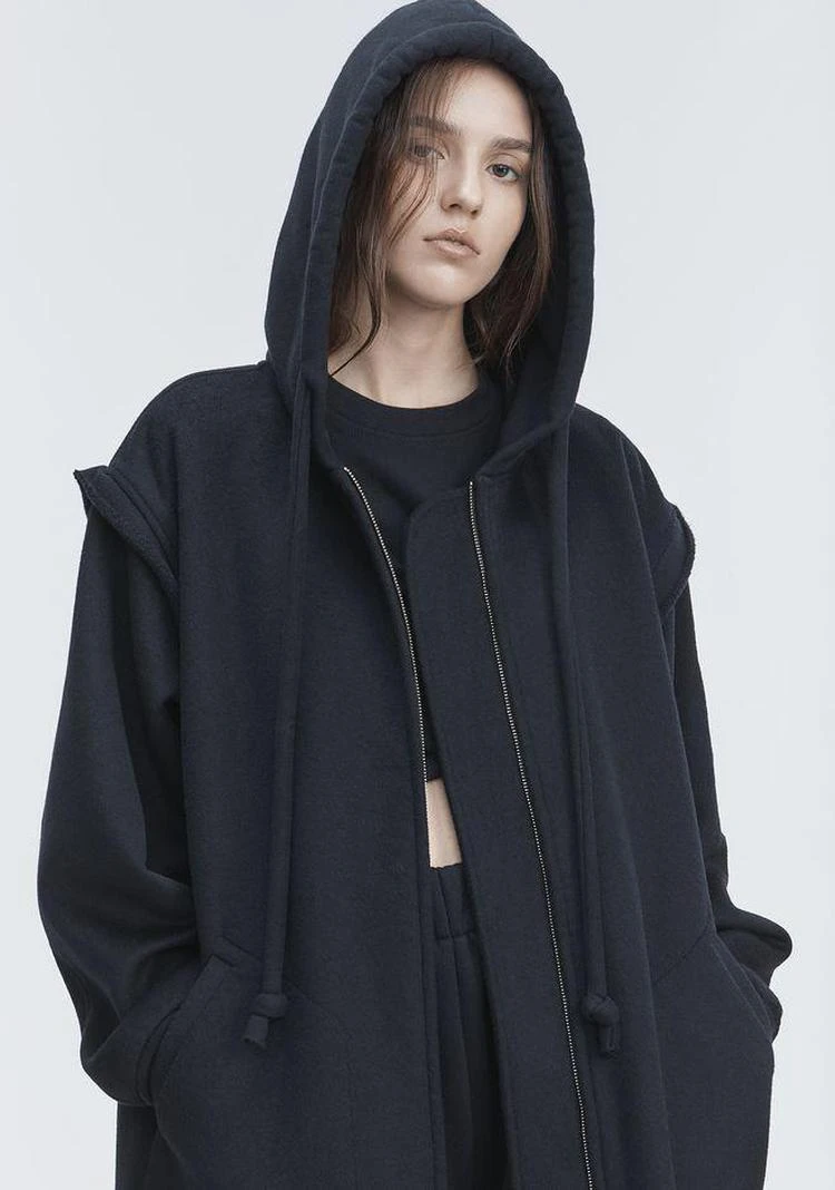 商品Alexander Wang|LONG WOOL JACKET,价格¥2695,第3张图片详细描述