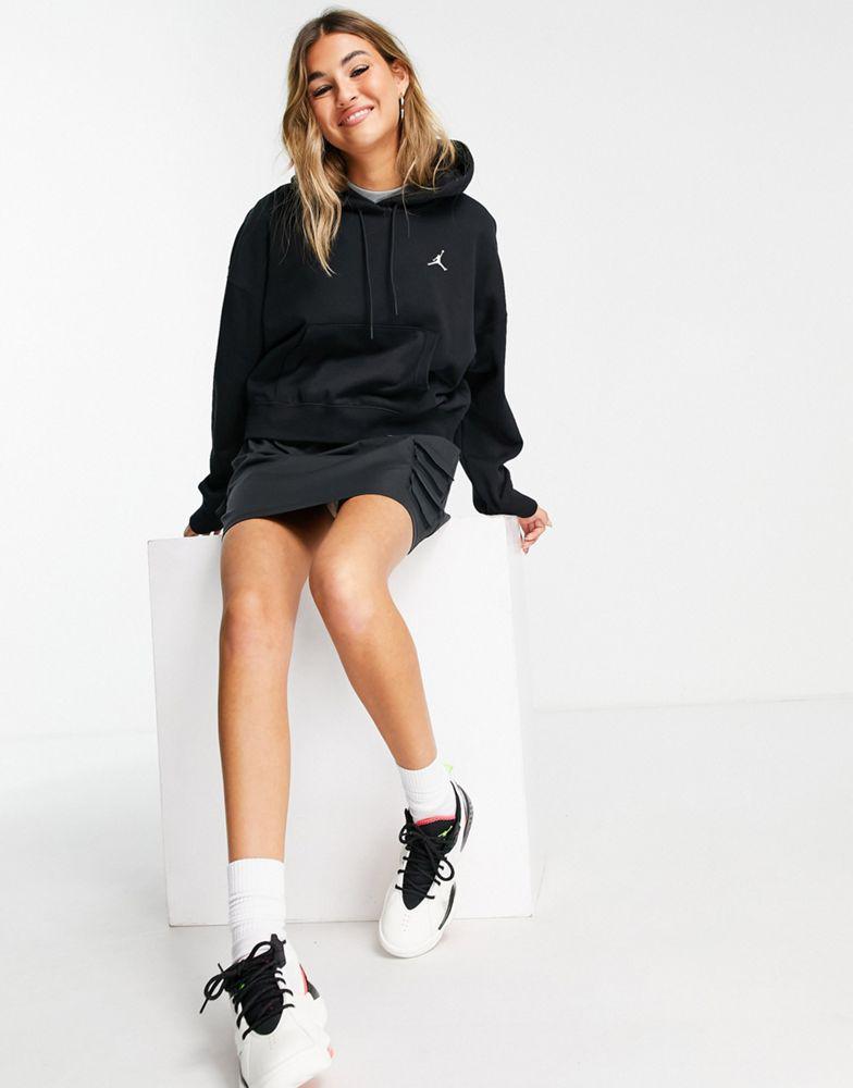 Jordan essential fleece hoodie in black商品第3张图片规格展示