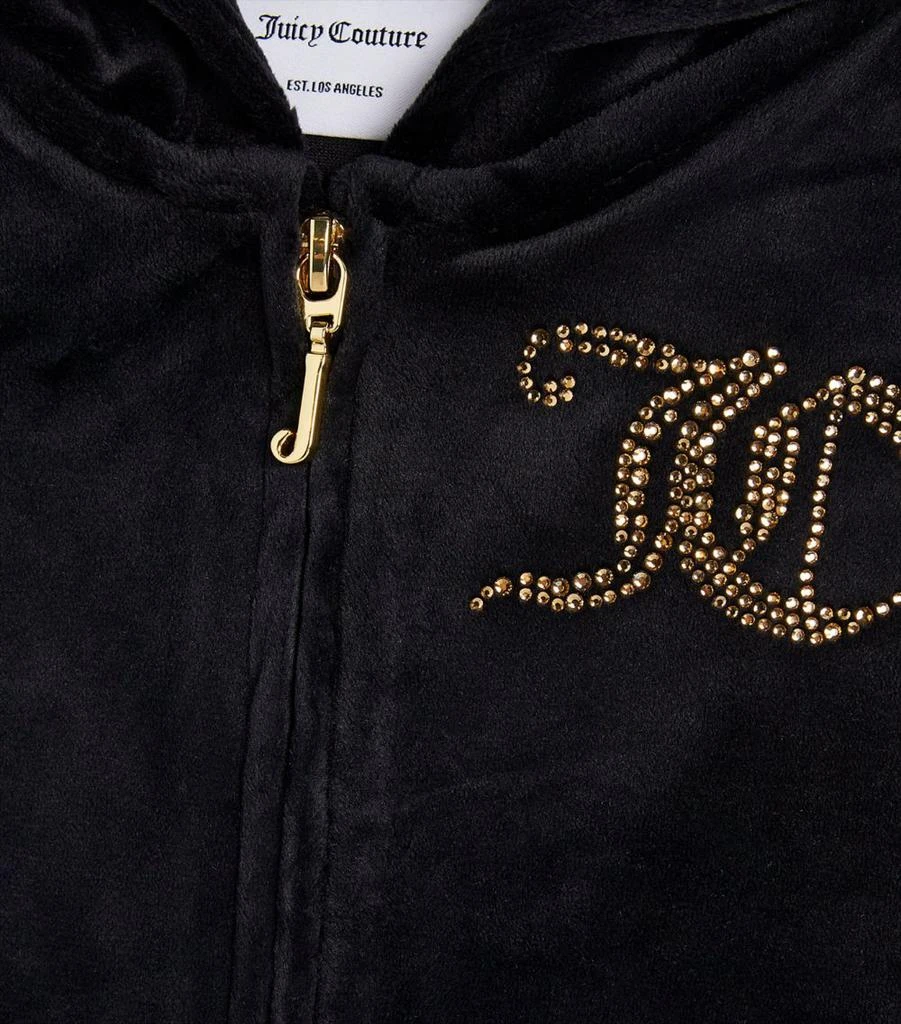 商品Juicy Couture|Velour Diamanté Logo Hoodie (7-16 Years),价格¥756,第4张图片详细描述