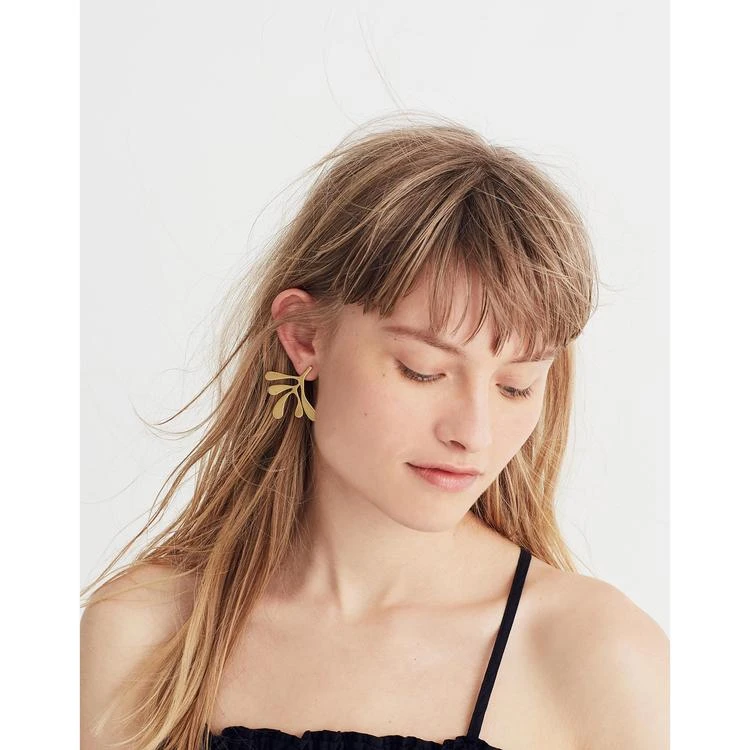 商品Madewell|Frond Statement Earrings,价格¥118,第3张图片详细描述