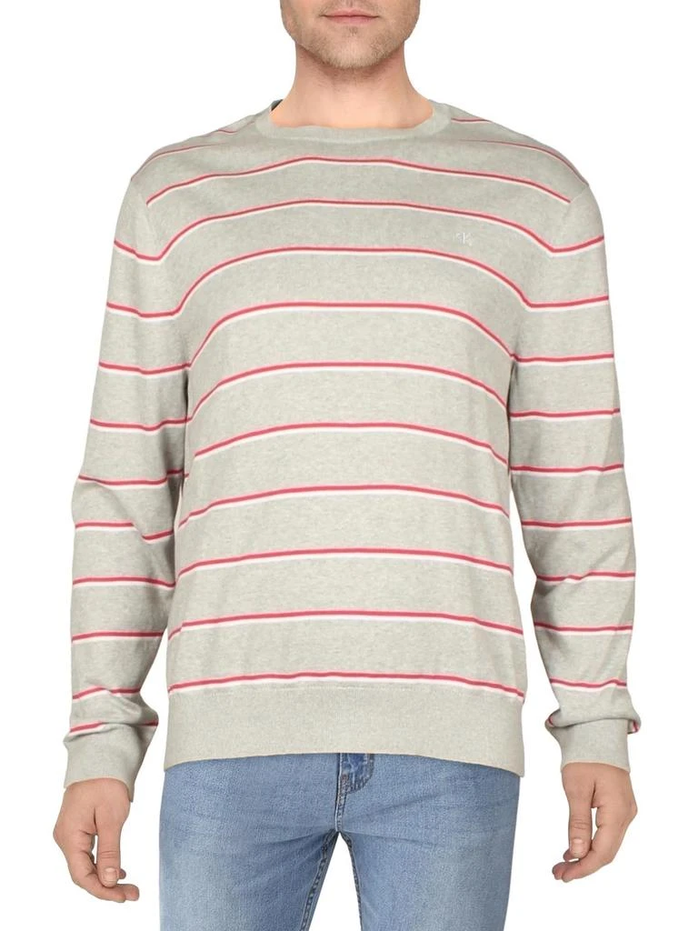 商品Calvin Klein|Plus Supima Mens Knit Cozy Pullover Sweater,价格¥238,第5张图片详细描述