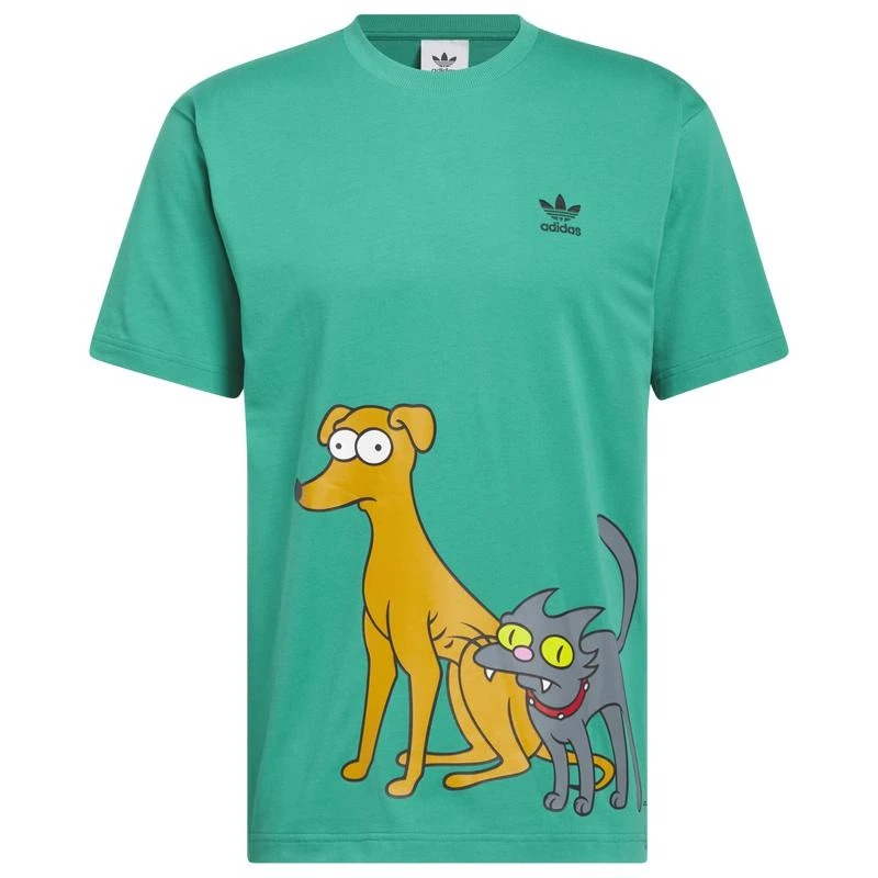 商品Adidas|adidas Originals Simpsons Pet T-Shirt - Men's,价格¥268,第1张图片