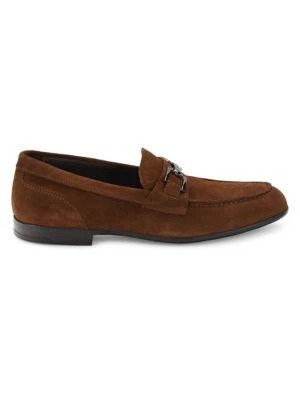 商品Bruno Magli|Fermo Note Suede Bit Loafers,价格¥925,第1张图片
