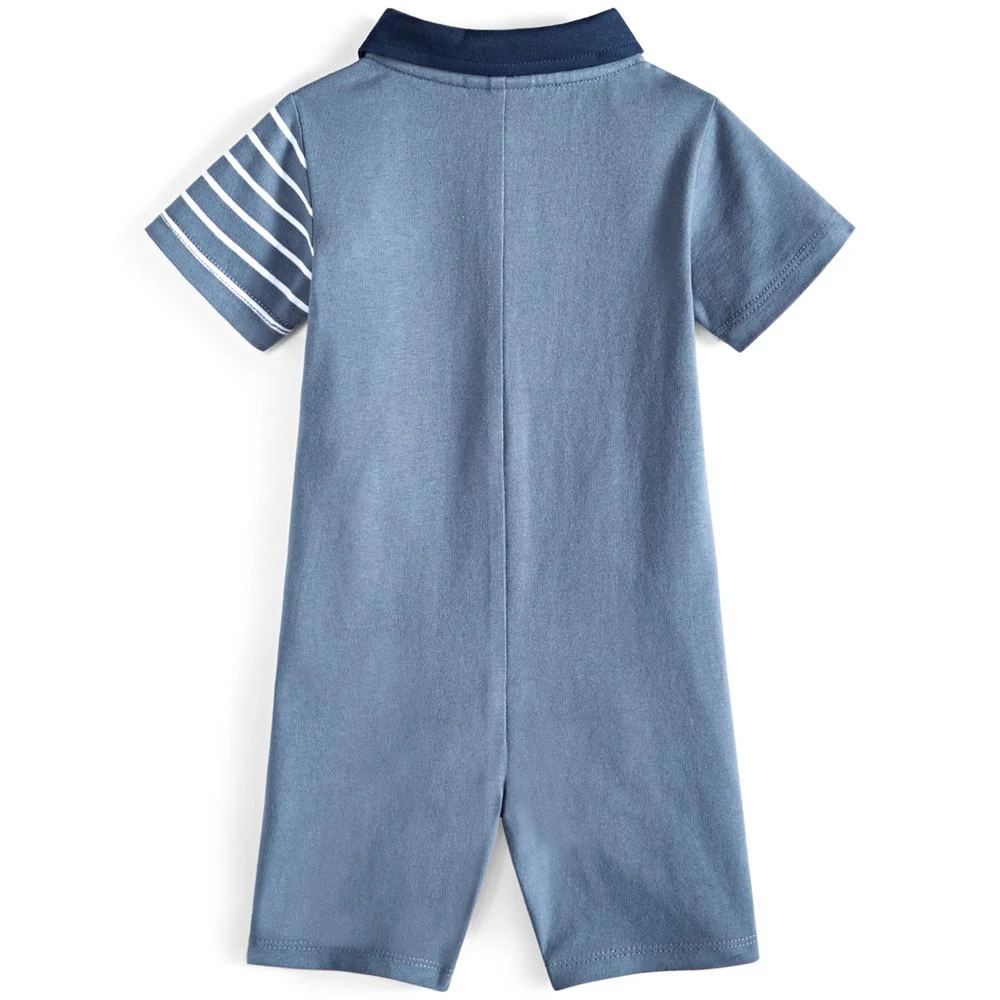 商品First Impressions|Baby Boys Robot Pocket Cotton Sunsuit, Created for Macy's,价格¥68,第2张图片详细描述