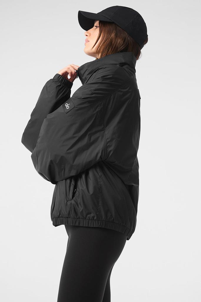 ALO light weight 1/2 pullover Jacket 新品 Alo Latitude Light Weight 1/2 Zip Pullover Jacket - Black