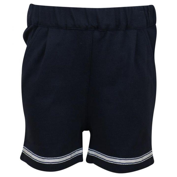 White & Navy T Shirt & Shorts Sailor Set商品第6张图片规格展示