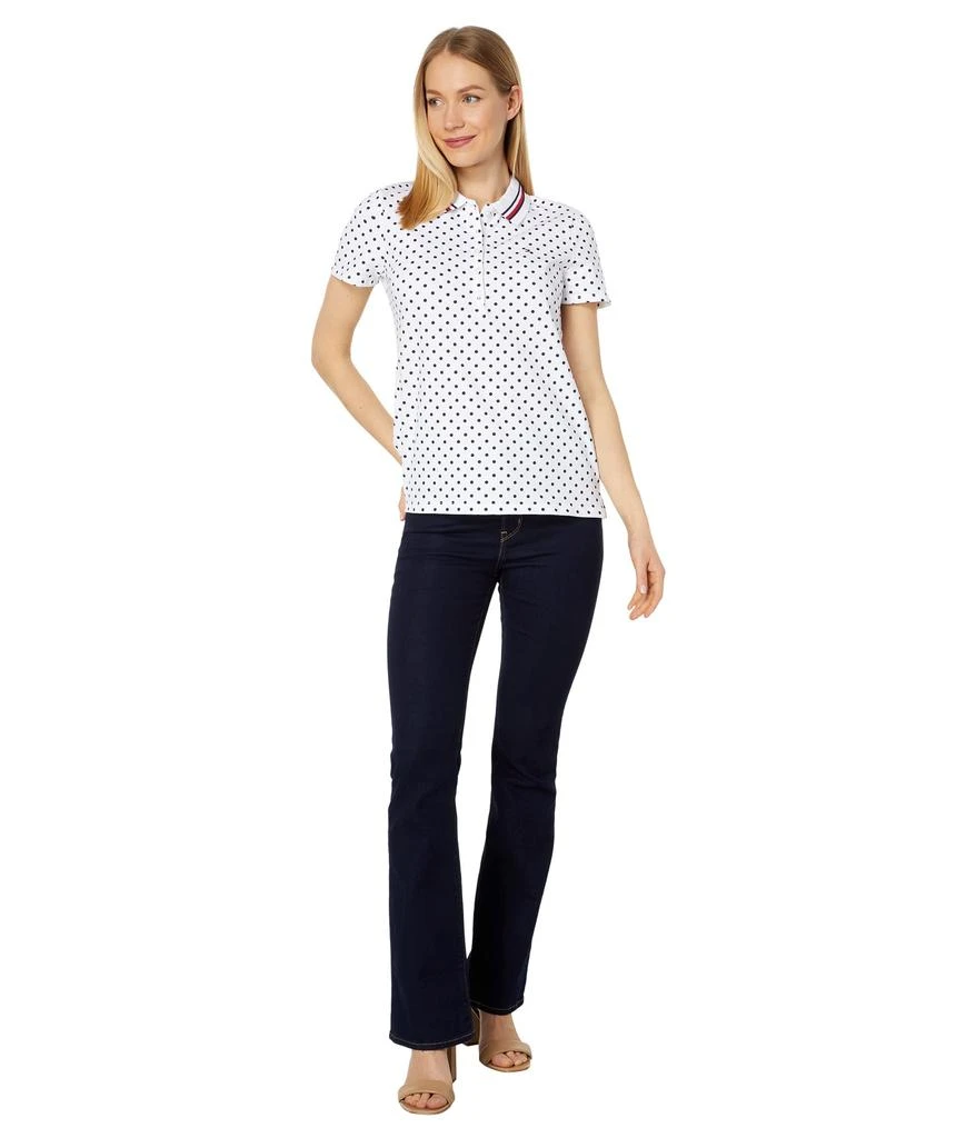 商品Tommy Hilfiger|Short Sleeve Dot Polo with Global Collar,价格¥298,第4张图片详细描述