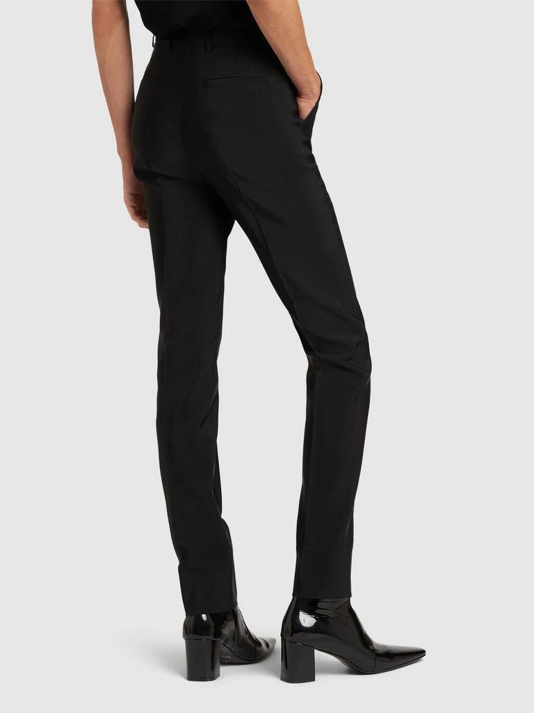 商品Yves Saint Laurent|High Waist Wool Blend Pants,价格¥14381,第2张图片详细描述