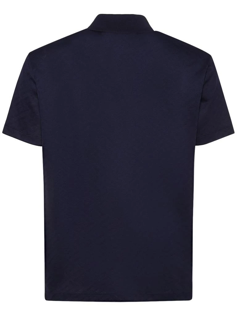 商品Versace|Greca Jacquard Cotton Piqué Polo,价格¥3789,第4张图片详细描述