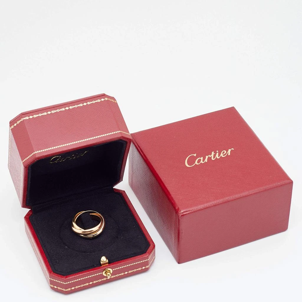 Cartier Trinity de Cartier 18k Three Tone Gold Rolling Ring Size 54 商品