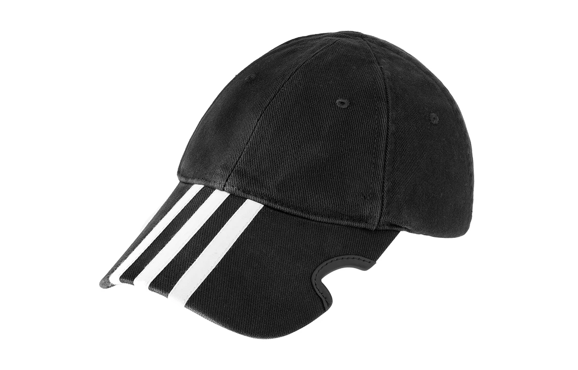商品[国内直发] Balenciaga|巴黎世家 x adidas 联名款 品牌Logo印花 棉 棒球帽 男女同款 黑色,价格¥1307,第1张图片