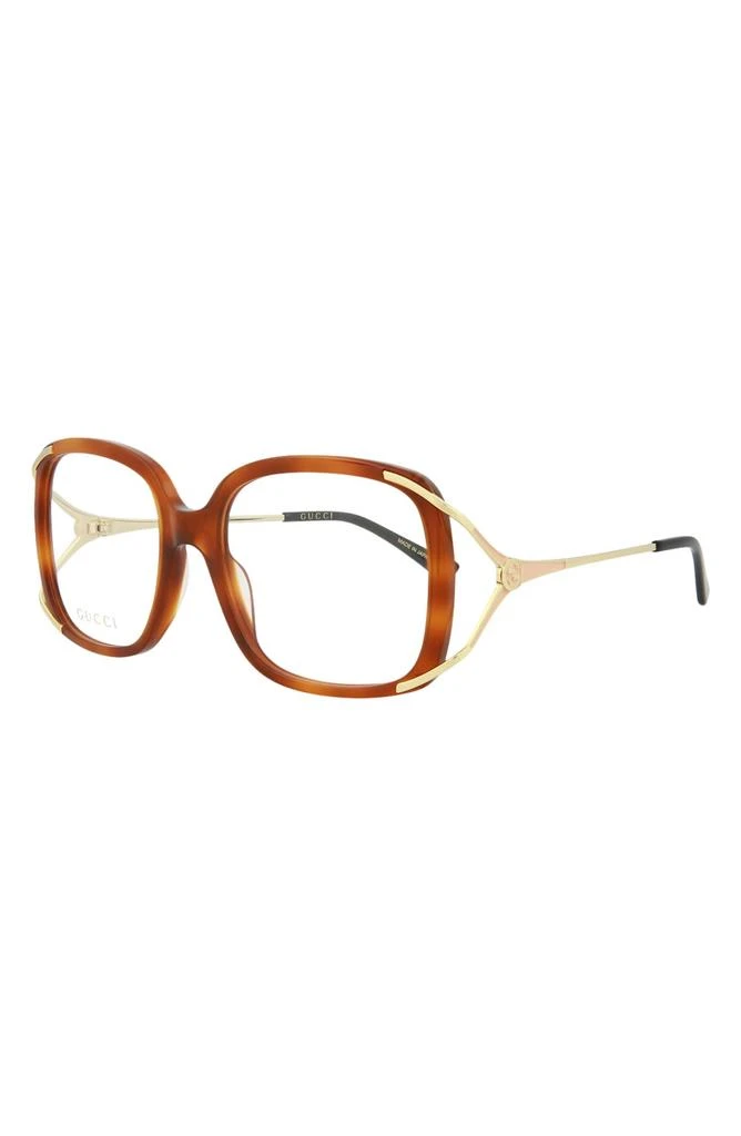 商品Gucci|55mm Square Optical Frames,价格¥1235,第2张图片详细描述